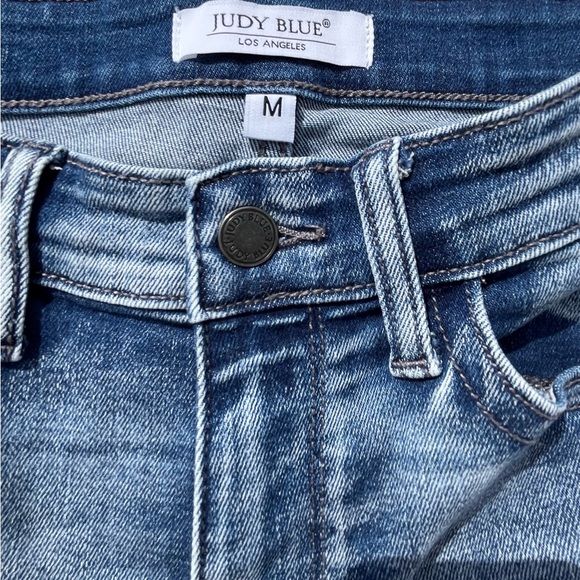 Judy Blue Light Blue Jean Shorts - Picture 8 of 13